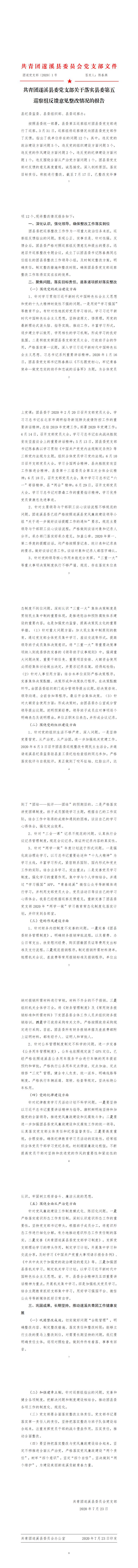 （7.23修改1）共青團遂溪縣委關于對縣委第五巡察組巡察反饋意見的整改落實情況報告_0.jpg