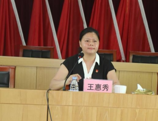 建新鎮(zhèn)黨委副書記、鎮(zhèn)長王惠秀主持會議.jpg