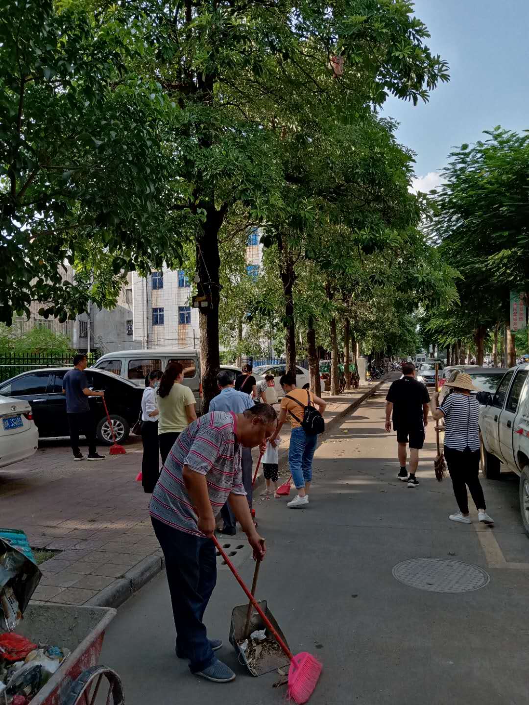 縣退役軍人事務(wù)局局干部職工到創(chuàng)文責(zé)任片區(qū)開展愛國衛(wèi)生“周末衛(wèi)生日”常態(tài)化活動。.jpg
