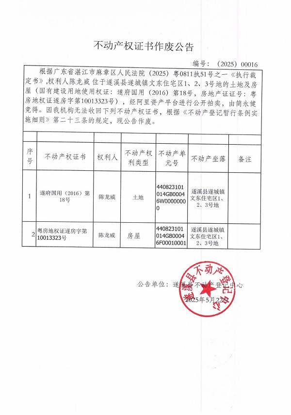0522不動產(chǎn)權(quán)證書作廢公告（陳龍威）.jpg
