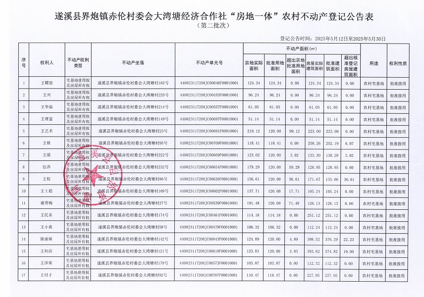 界炮鎮(zhèn)赤倫村大灣塘經(jīng)濟(jì)合作社不動產(chǎn)登記公告（第二批次）_頁面_2.jpg