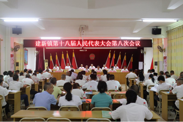 建新鎮(zhèn)第十八屆人民代表大會(huì)第八次會(huì)議勝利召開