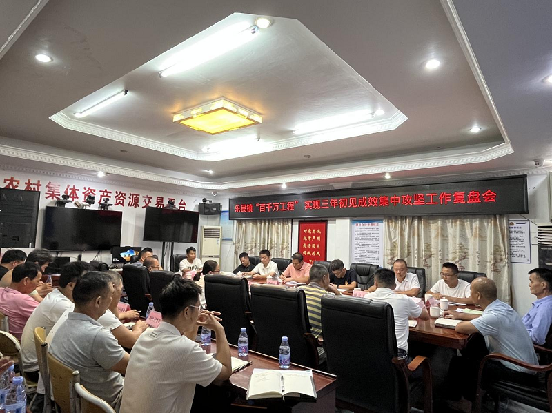 樂(lè)民鎮(zhèn)召開(kāi)“百千萬(wàn)工程”實(shí)現(xiàn)三年初見(jiàn)成效集中攻堅(jiān)工作復(fù)盤(pán)會(huì)