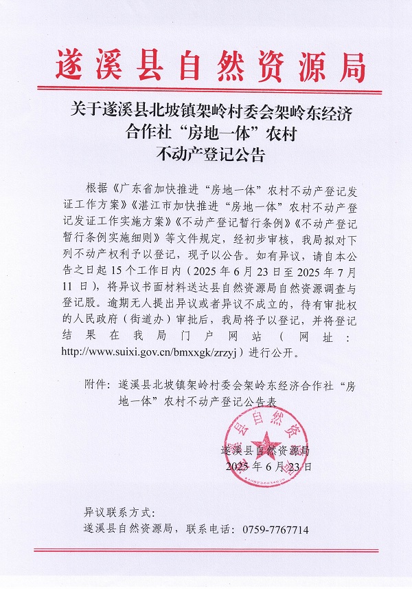 北坡鎮(zhèn)架嶺村委會架嶺東經(jīng)濟(jì)合作社不動產(chǎn)登記公告_頁面_1.jpg